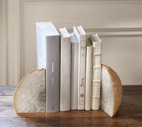 Geode Book Ends: 12 Gorgeous Designs that Will Upgrade Your Bookshelves