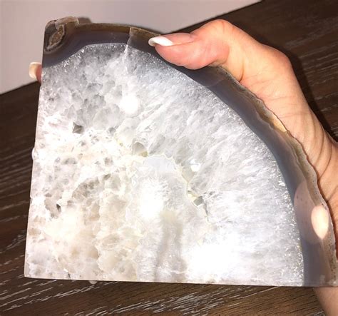 Geode Bookends: Crystal Clear Elegance for Your Bookshelf