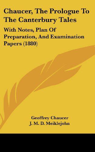 Geoffrey Chaucer Prologue to the Canterbury Tales Notes York Notes Reader