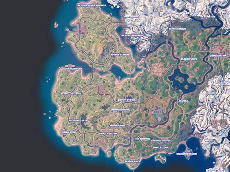 Geographic Diversity of Fortnite Landmarks