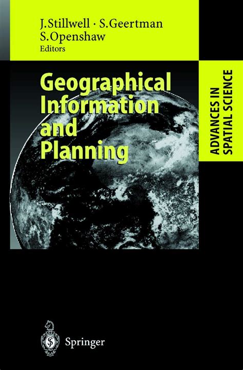 Geographical Information and Planning European Perspectives Reader