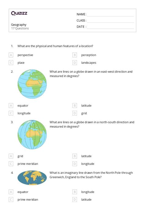 Geography Challenge 1 Answers 7th PDF