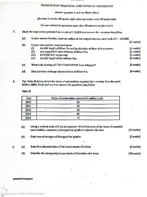 Geography Physical Practical Answer 2014 2015 Reader