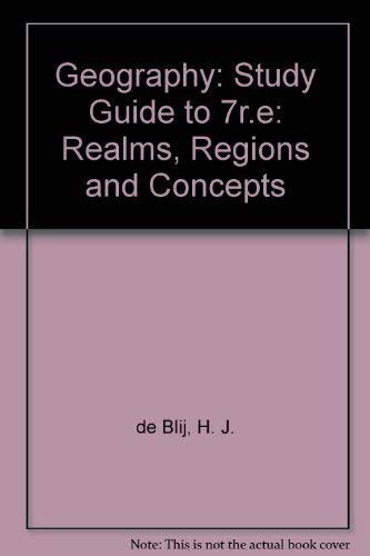 Geography Study Guide Realms Regions and Concepts Kindle Editon