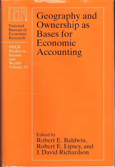 Geography and Ownership as Bases for Economic Accounting Doc