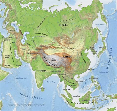 Geography of Asia Doc