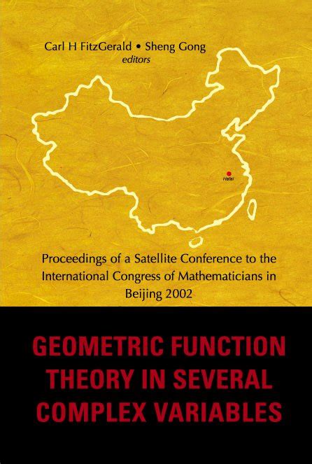 Geometric Function Theory In Several Complex Variables Proceedings Of A Satellite Conference To Int Kindle Editon