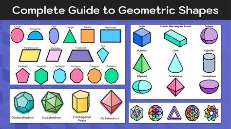 Geometric shapes: