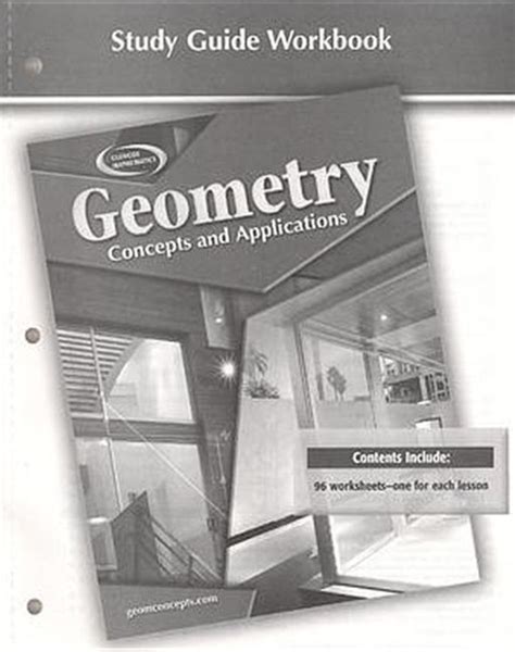 Geometry: Concepts and Applications, Study Guide Masters Ebook PDF
