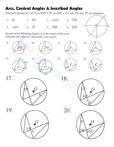 Geometry 12 3 Worksheet Answers PDF