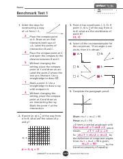 Geometry Benchmark Review Answers Epub
