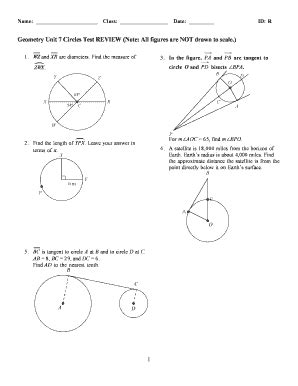 Geometry Circles Test Answers Reader