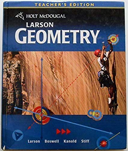 Geometry Holt Mcdougal Larson Assessment Answers PDF