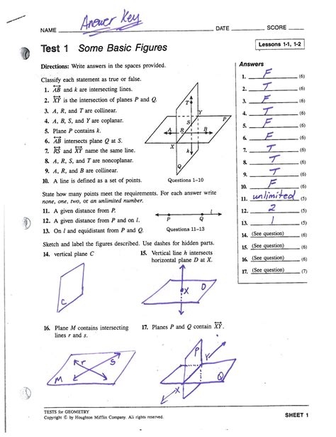 Geometry Houghton Mifflin Test 49 Answers Epub