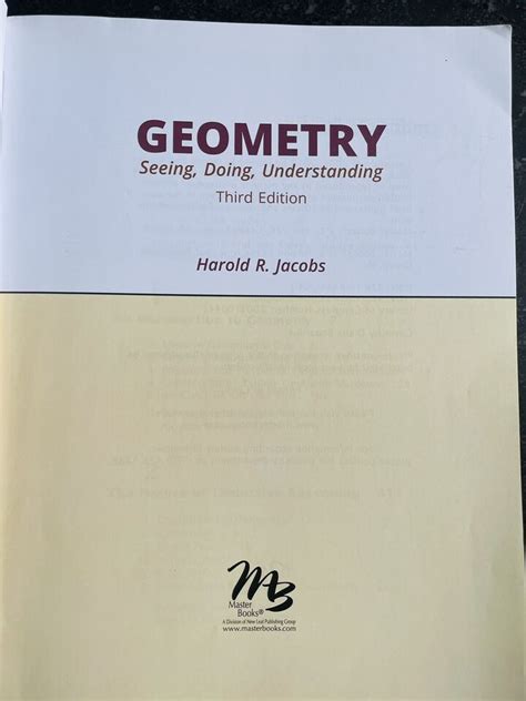 Geometry Seeing Doing Understanding 3rd Edition Ebook PDF