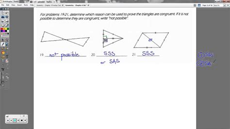 Geometry Smart Packet Triangle Proofs Answers Doc