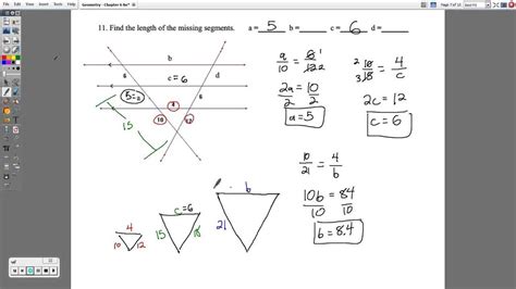 Geometry Test Chapter 8 Form 2d Answers PDF