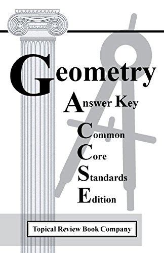 Geometry Topical Review Company Answer Key PDF