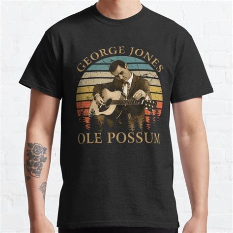 George Jones T-Shirts: A Timeless Tribute to the Possum