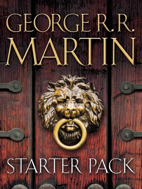 George R R Martin Starter Pack 4-Book Bundle A Game of Thrones Dreamsongs Volume I Fevre Dream Armageddon Rag Reader