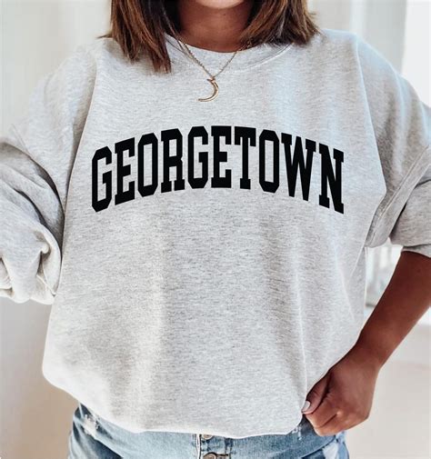 Georgetown Sweatshirt Women's: An Exploration of Style and Comfort