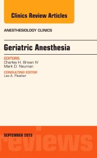 Geriatric Anesthesia 1st Edition Epub