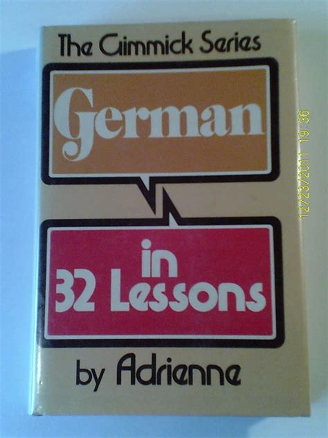 German in 32 Lessons (Gimmick Series) Epub