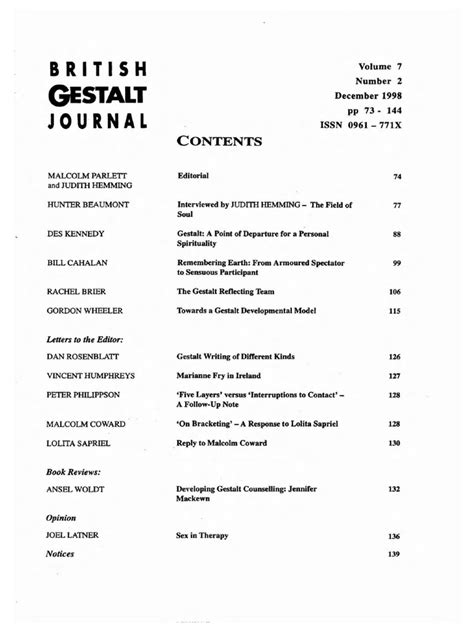 Gestalt, Vol. 7 Kindle Editon