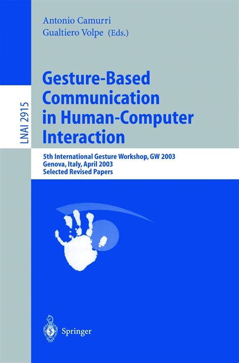 Gesture-Based Communication in Human-Computer Interaction Epub