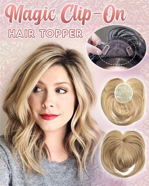 Get Gorgeous Hair in an Instant with Magic Hair Topper Clips