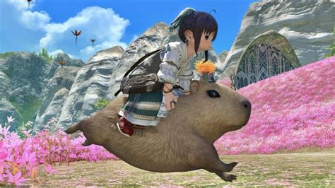 Get Ready to Cuddle Up with the FFXIV Capybara Mount