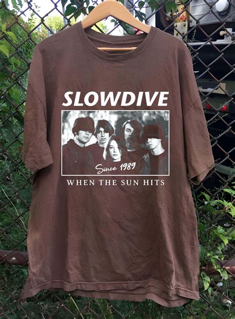 Get Ready to Dive into Style with the Iconic Slowdive T-Shirt