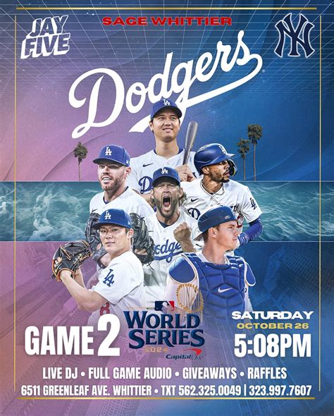 Get Ready to Rally and Cheer on the Boys in Blue with an Epic Dodgers Watch Party!