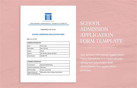 Get Your Hands on the Admission Form PDF and Unlock Your Educational Journey**