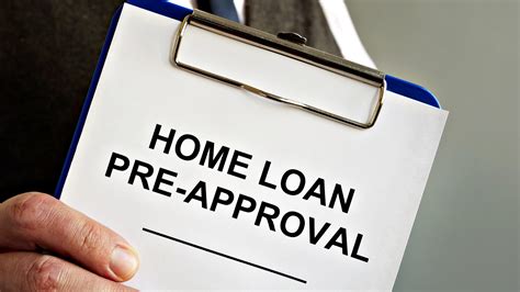 Get pre-approval for a loan: