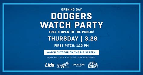 Get ready to cheer on the boys in blue with the ultimate Dodgers watch party guide!