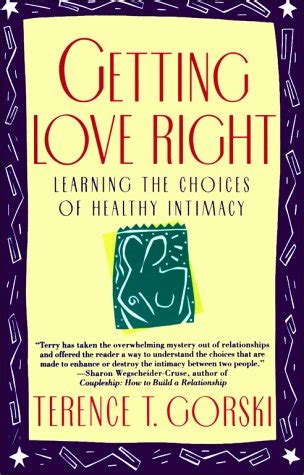 Getting Love Right Learning the Choices of Healthy Intimacy A Fireside Parkside Recovery Book PDF