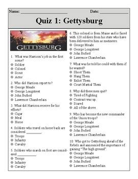 Gettysburg Movie Questions Answers Ebook Epub