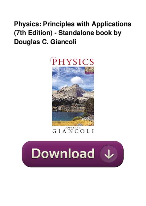 Giancoli Physics Sixth Edition Answers Kindle Editon