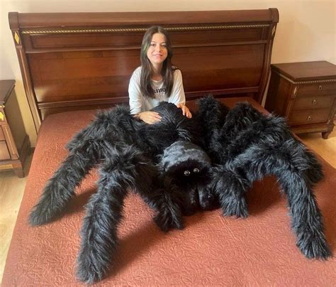 Giant Stuffed Spiders: The Ultimate Halloween Decoration