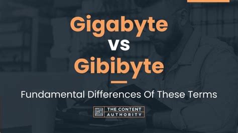 Gibibyte vs Gigabyte: A Tale of Two Units