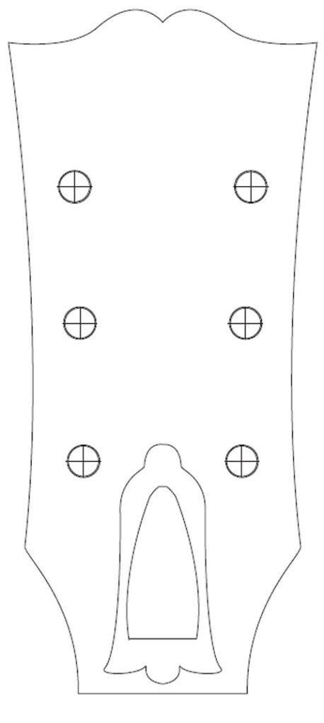 Gibson Headstock Template