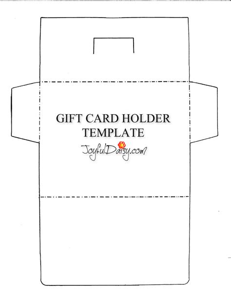 Gift Card Holder Template Free