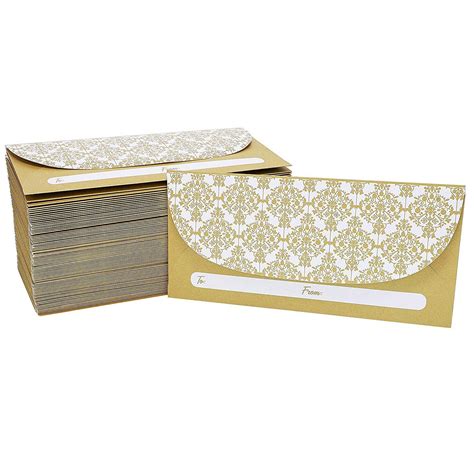 Gift envelopes are a great way to dress up cash gifts and make them more personal.