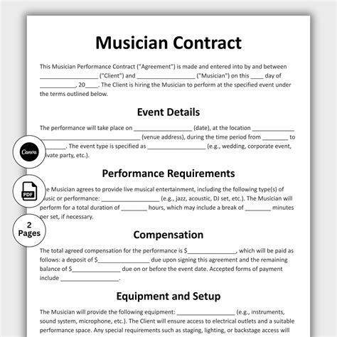 Gig Contract Template