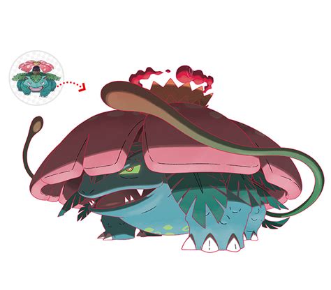 Gigantamax Venusaur: The Colossal Plant-Poison Powerhouse