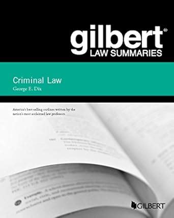 Gilbert law summaries criminal Ebook Reader