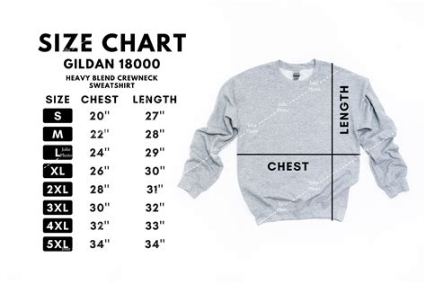 Gildan Crewneck Sweatshirt Size Chart: A Comprehensive Guide