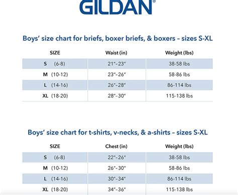 Gildan Youth Tshirt Size Chart: The Ultimate Guide to Choosing the Perfect Fit