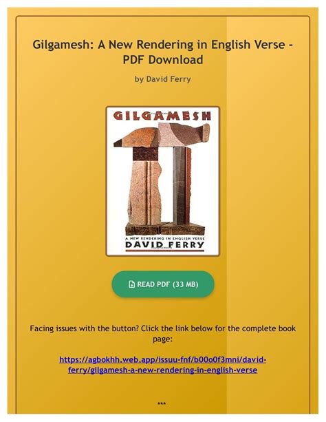 Gilgamesh.A.New.Rendering.in.English.Verse Ebook Epub